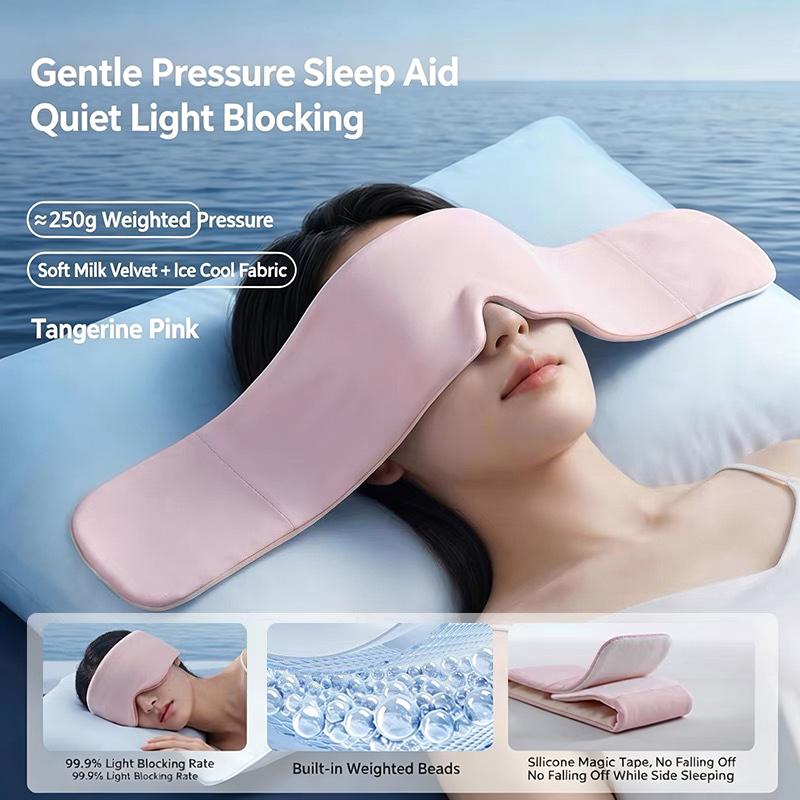 Technology Gravity Deep Sleep Eye Mask Sleep Relief Eye Fatigue Sleeping Shading Double-Sided Micro Pressure Gravity Eye Mask
