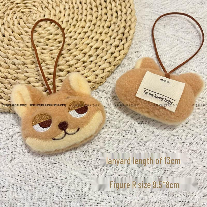 Zootopia Cartoon Plush Toy & Bag Pendant - Nick & Judy Cute Ornament