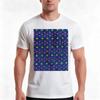 Deep Blue Mexican Rebozo Embroidery Folk Art Textile Vibrant Decor Tshirt Summer Casual Cotton Tee Oversized Streetwear Tops