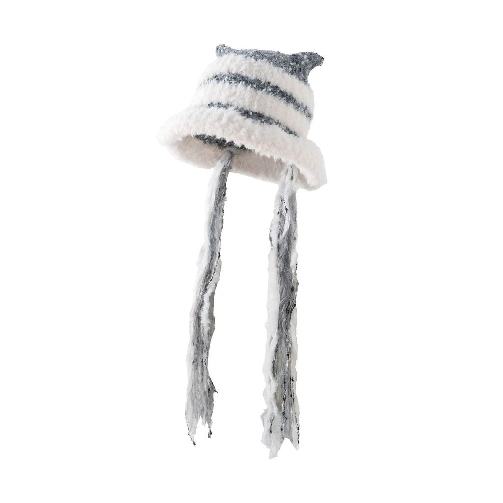 New Lion Hat Autumn and Winter Warm Plush Hat Big Eaves Ear Protection Cute Wool Hat Show Face Small Knitted Hat Children