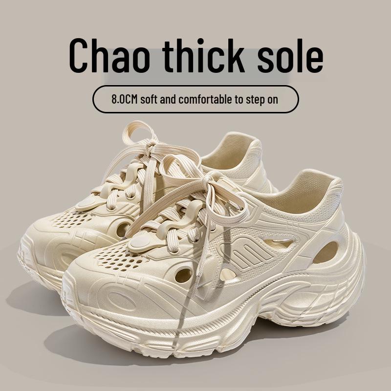 Women's Thick-Soled Non-Slip Slippers, Soft Summer Flip Flops, Height-Boost, Unisex Large Sizes Available.