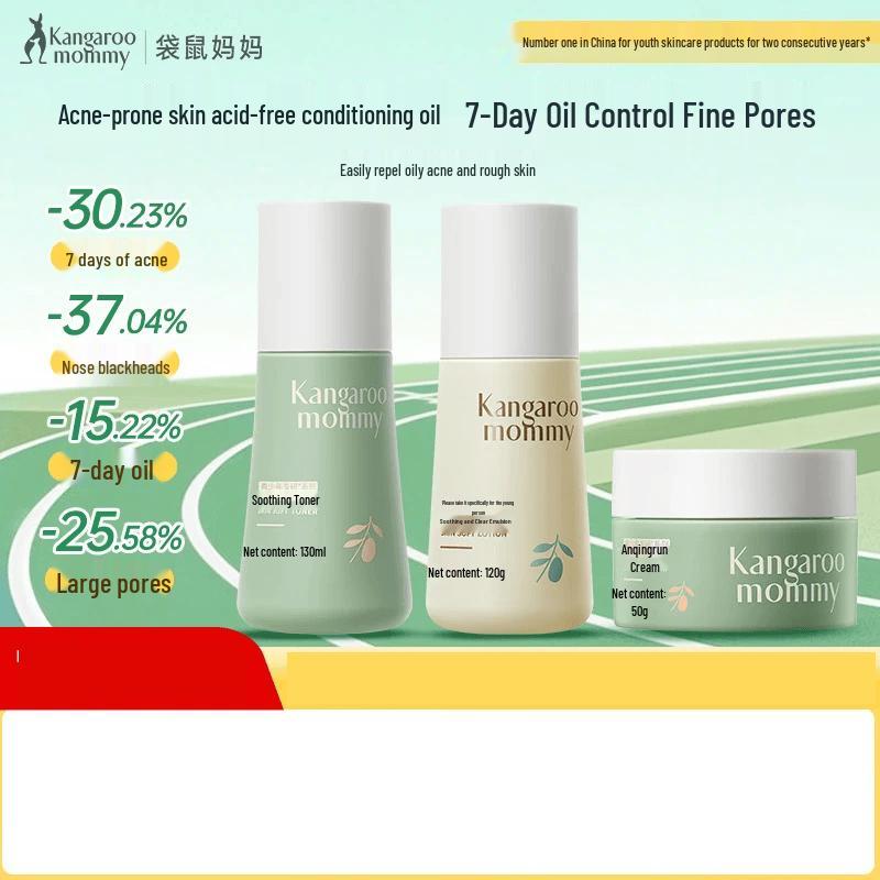 Kangaroo Mother Teen Skincare 3-Piece Set