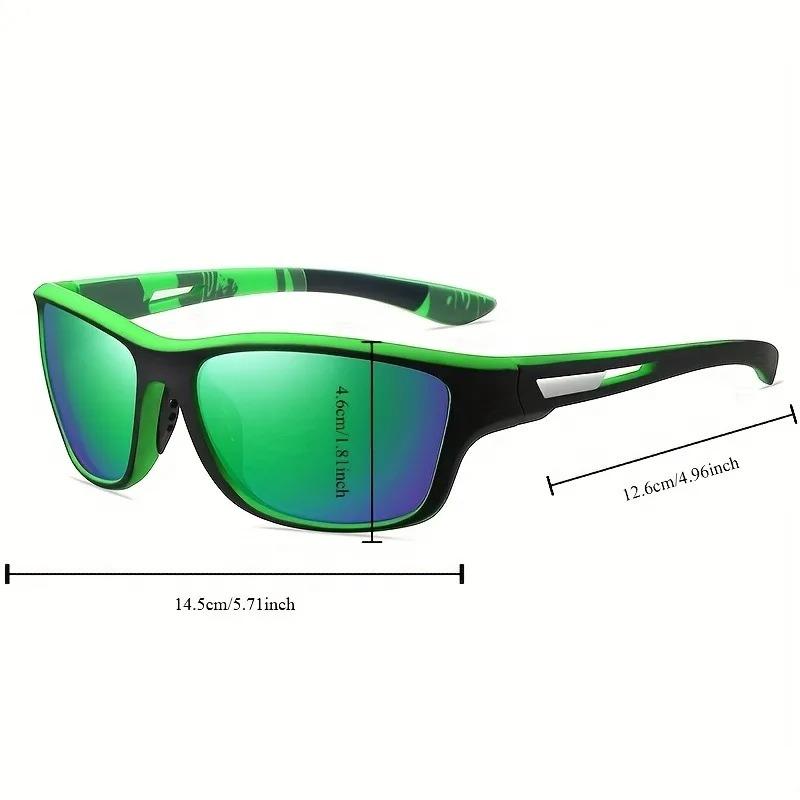 8pcs Fashion Square Men's Super Cool Glasses Trendy Style Ultra Eye-Catching Comfortable Wear Essential Accessory