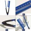 V Shape Hair Straightening Comb Heat Resistant Hair Styling Comb for Home Travel Beauty Hairdressing Tools GZW