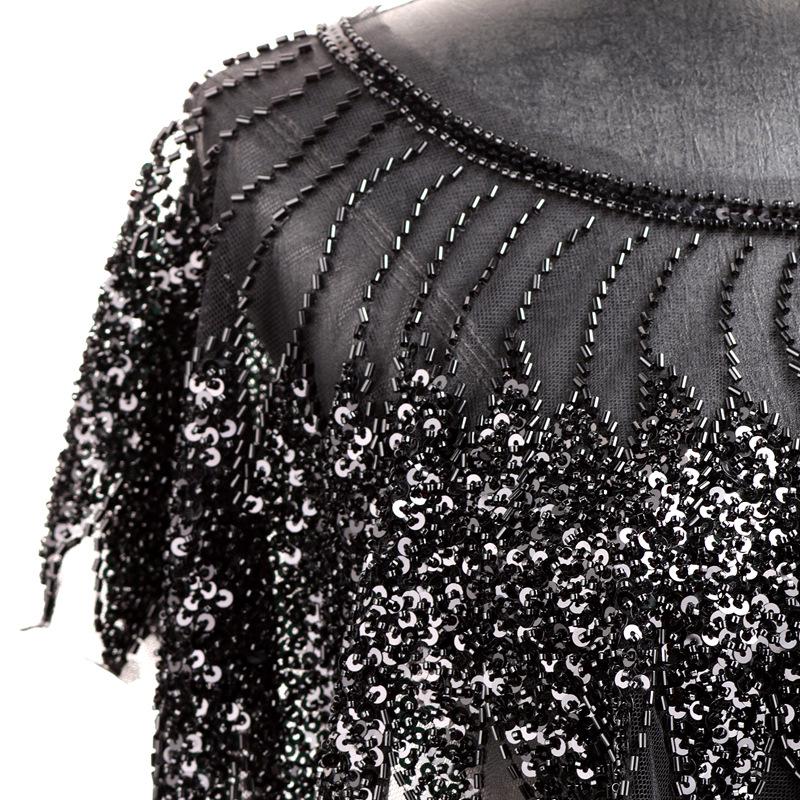 Sequin Feather Bridal Shawl: Fashionable Wedding & Dance Accessory