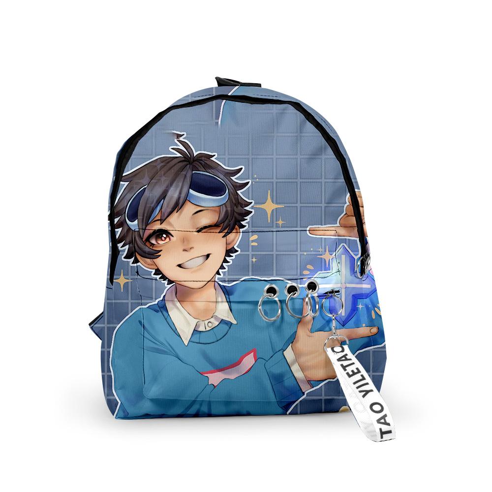 Classic Novelty GeorgeNotFound Backpacks Boys/Girls pupil School Bags 3D Print Keychains Oxford Waterproof Cute Small Backpacks