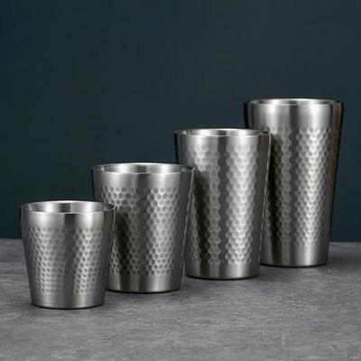 Stainless Steel Double-Layer Honeycomb Cup