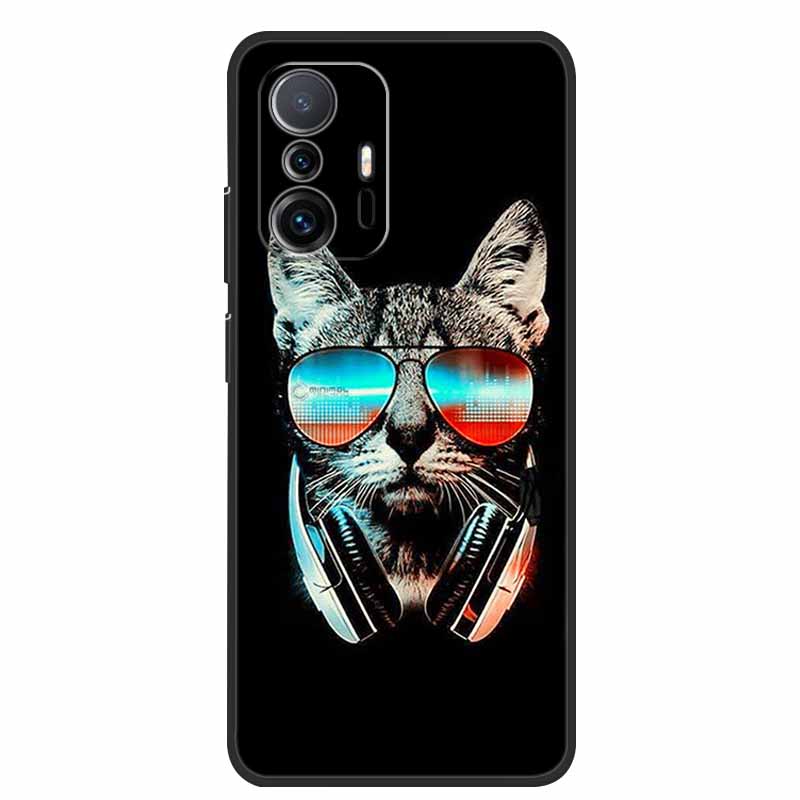 

Чехол для Xiaomi 11T Pro Животные Защитный Мягкий Силиконовый Чехол для Телефона для Xiaomi Mi 11T Pro 5G Ударопрочный Mi11T Волк Чехол Xiaomi 11T
