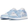 Air Jordan 1 Low Aluminum Women Sneakers Grey Football-Grey White DC0774-050