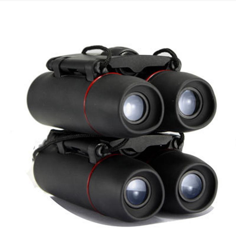 Outdoor 30x60 Mini High-Definition Nachtsicht Zoom Feldstecher Handheld Teleskope Leistungsstarke Ferngläser Schwarz