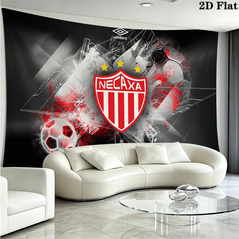 Necaxa Fc Wall Tapestry Aesthetic Wall Hanging Printed Fabric Blanket Decorative Tapestries for Bedroom Living Room Home Decor