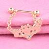 Surgical Steel Body Piercing Jewelry Nipple Ring for Women Girls