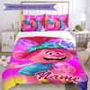 3pcs Trolls1 Cover Set - Personalized Name, HD Printed Bedding with 1 Cover and 2 Pillowcases - Perfect for Home Decor, Easy Care
