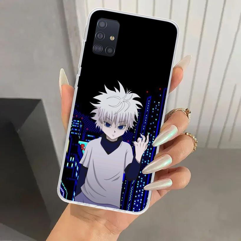 Killua Hunter HXH Phone Case for Samsung Galaxy A52 A32 A22 A12 A02S A50S A30S A10S Note 20 Ultra 10 Plus S10 A31 A20 A71 A72 Ga
