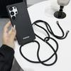 Crossbody Necklace Lanyard Cord Case Samsung Galaxy S25 S26 S24 S23 S22 S21 Ultra Plus S20 FE A32 A52 A72 A73 TPU Soft Cover