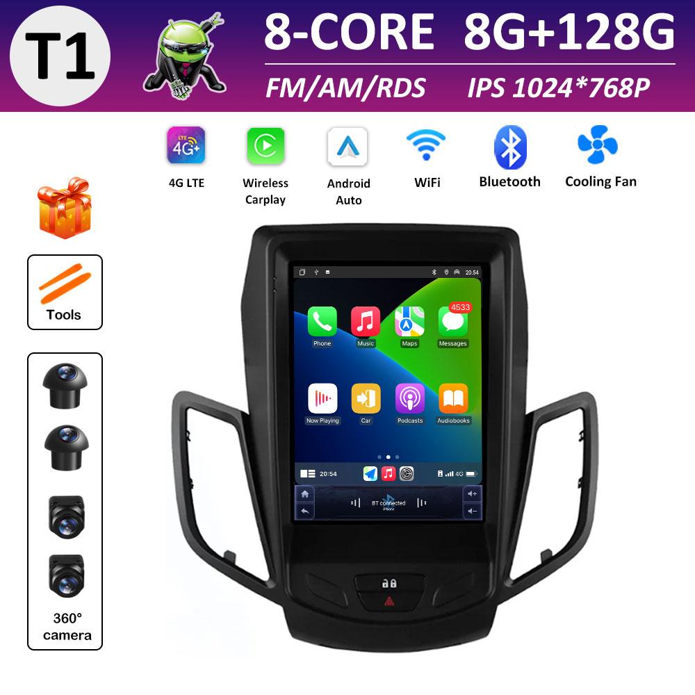 Intelligent System DSP Stereo for Ford Fiesta MK7 2009 2010 2011 2012 2013 - 2016 Wireless Carplay Navigation WIFI Accessories