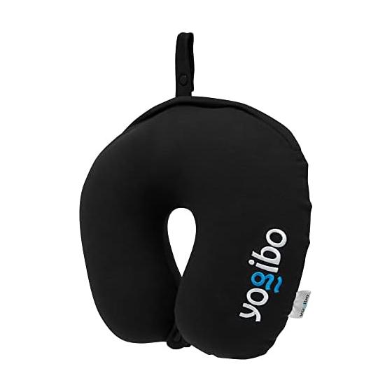 Yogibo Neck Pillow Logo Yogibo Neck Pillow Logo Black Father s Day Present Airplane Pillow Travel Shinkansen U-shaped Pillow Neck Pillow Convenient