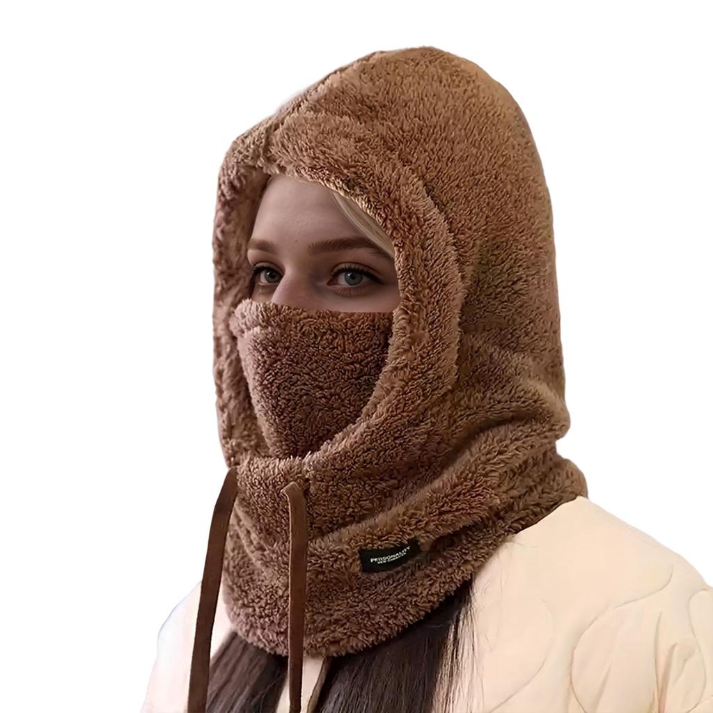 Cycling Windproof Hooded Neck Warmer Windproof Outdoor Cold Weather Neck Warmer for Running Skiing Cycling