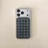 Retro Plaid Color Block Resin Phone Case for iPhone 17 Pro Max