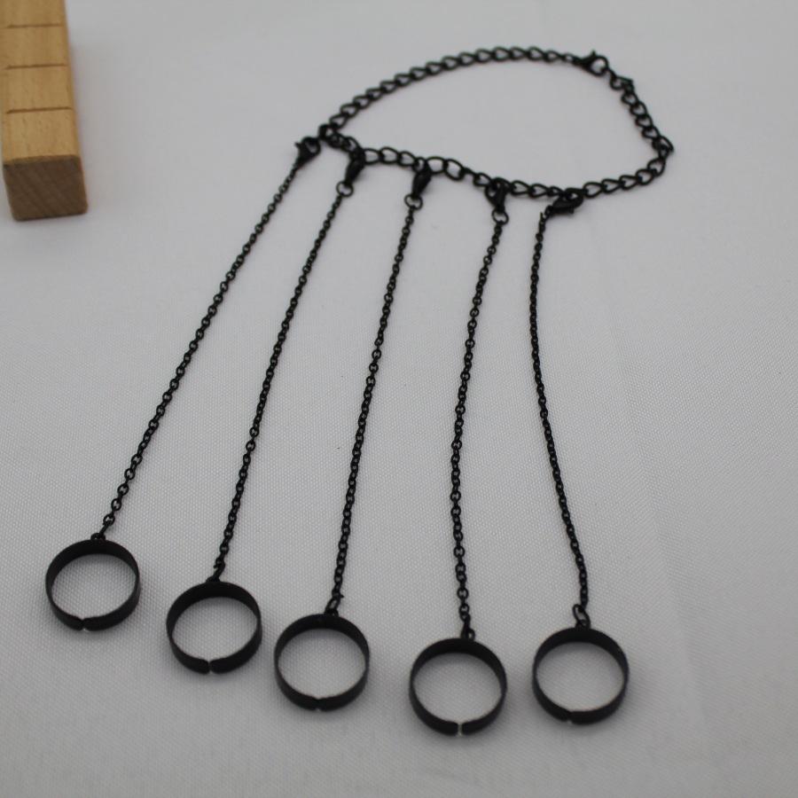 Jewelry Bungee Chain Combination Ring Creative Punk Open One Piece Index Finger Ring