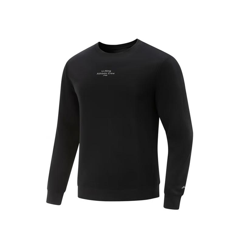 Li Ning Sweatshirts Men's Crew Neck Thickened Regular YTLV125-1