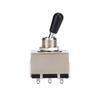1Pc Enclosed 3 Way Toggle Switch with Black Tip Replacement Part for LP Style Electric Guitar