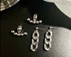 925 Silver Geometric Circle Stud Earrings for Women - Minimalist, High-End Design