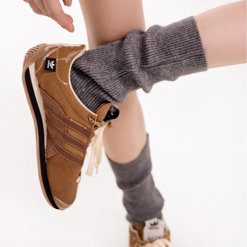 Short Straight Socks, Women'S Vertical Pattern Thin Stacking Socks, Micro-Pull Leg Guards, Leg Covers, Basic Solid Color Versatile Calf Socks