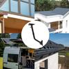 Metal RV Roof Antenna Mount, Compact & Precise Mounting Bracket for Outdoor Satellite Antenna on Camping Travel