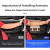 PU Leather Car Armrest Pad Soft Sponge Padding Car Door Armrest Cushion  for Driving