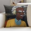 Rock DDispatchS Cushion Cover Breathable and skinfriendly linen pillowcase square removable and washable cushion