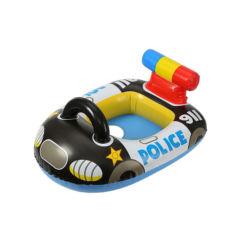 Pogrubione PVC Nadmuchiwane Zwierzęce Kółko do Pływania - Uroczy Wzór Tygrysa i Żółwia dla Dzieci