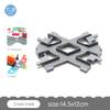 Big Size Block Bricks Train Tracks  Traffic Stop Lights Straight Duploes Black Accessories Diy Hot Toys For Children Baby Gift