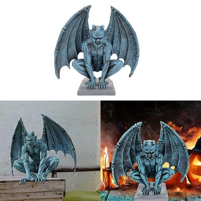 Dragon Wing Stone Statue Demon Angel Wing Stone Statue Outdoor Indoor Living Room Car Garden Decoration