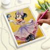 Disney Minnie Oil Painting Style Creative Pearl Painting Art 5D DIY Full Diamond Embroidery Mosaic Cross Stitch Kit Home Room Decoration