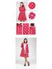 Women's Ultra-thin Polka Dot Raincoat - Japanese and Korean Fashion, Breathable, Long Poncho Style