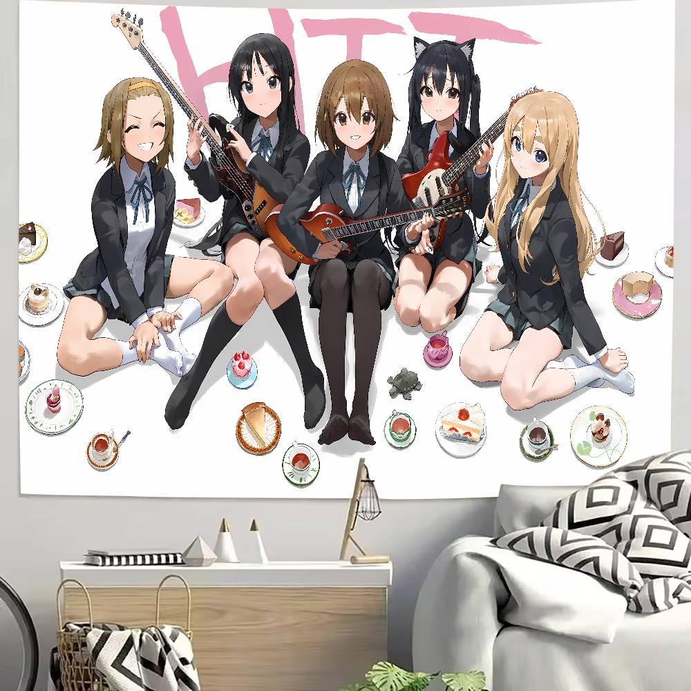 Cute Hot Girl Fashion Anime KKONS Tapestry Living Room Bedroom Gamer Room Decoration Large Luxury Tapestry