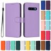 Кожаный чехол-книжка с магнитным клапаном и слотом для карт для Samsung Galaxy Note 20 Ultra Note 10Plus 10 Lite Note 9 8 с подставкой