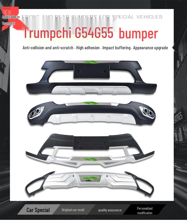 Kompatibel mit GAC Trumpchi: GS8 Stoßstange hinten, GS5 Stoßstange hinten, GS3 Stoßstange vorne, GS7 Auto, GS4 Stoßstangen vorne und hinten