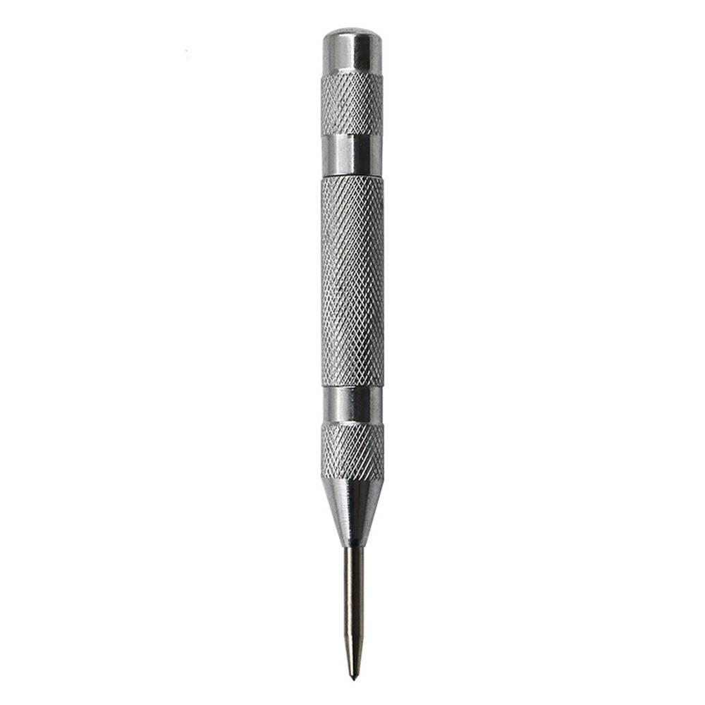 Automatic Spring Loaded Center Punch Glass Breaker Window Puncher Drill Bit Center Punch Eyelet