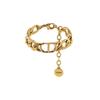 Dior 30 Montaigne Vintage Letter Bracelet Women Accessories Gold B1313MTGMT-D907