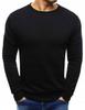Men's Classic Smooth Hoodie-less Sweatshirt Bx2416 - L