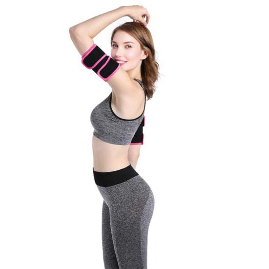 Arm Trimmer for Men Women Neoprene Compression Sauna Sweat Arm Trainer Sleeve Adjustable Slimmer Band Wraps for Workout Sport