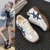 Super soft popular soft sole German training shoes women's new leather surface thick sole versatile casual light sports board shoes women's shoes