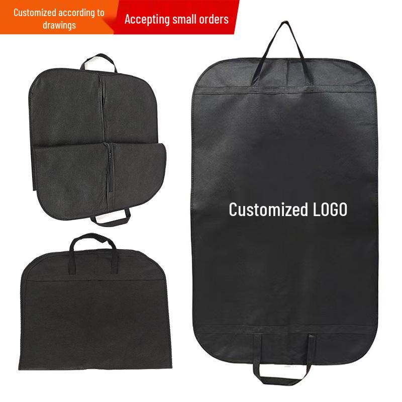 Non-Woven Dustproof Zipper Suit & Dress Storage Bag with Custom Logo