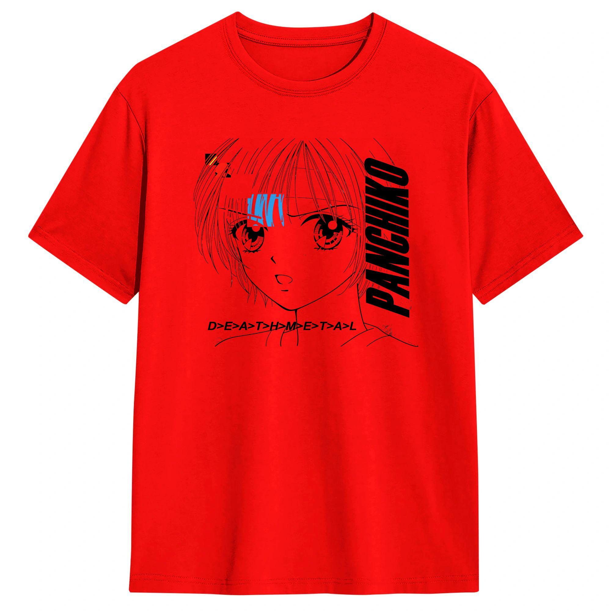 Panchiko Death Metal Tshirt Summer Hip Hop Tshirts Cotton O Neck Plus Size Top Tees Short Sleeve Vintage Tshirt S