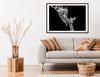 Obraz plakat w ramie 33x43 cm żyrafy p2256