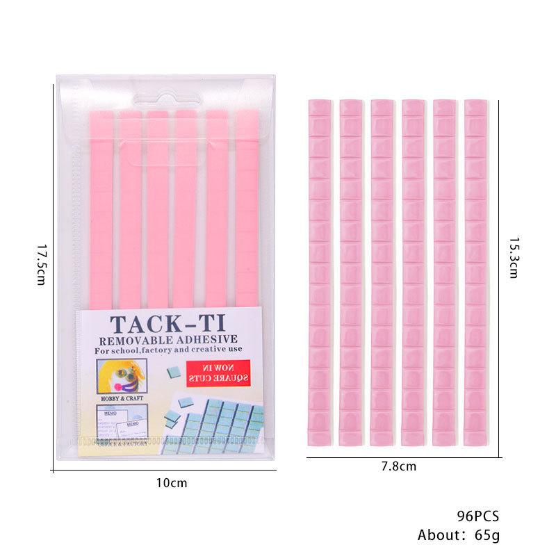 96pcs Multifunctional Nail Adhesive Glue Clay For Practice Stand Display Holder False Tips Reusable Tacky Gel Manicure Tools
