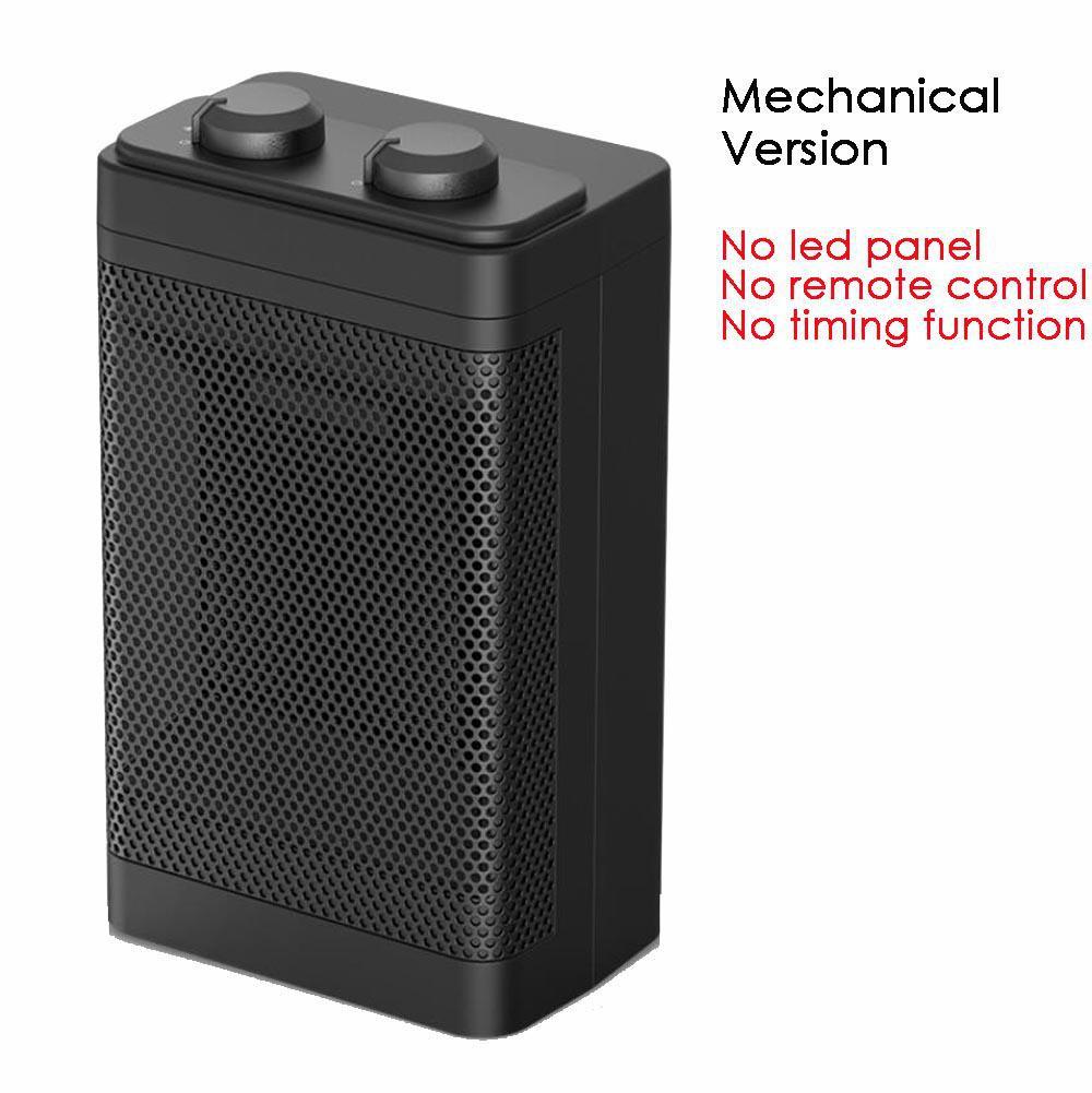 Led Display PTC Ceramic Electric Heater Remote Control Portable Air Heater Fan 3 Gears Wind Adjustable 1500W Home Office Warmer Machine for Winter.