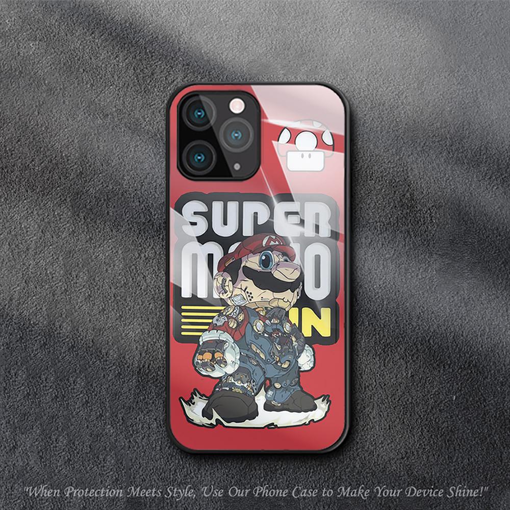 Red Green Marios-Super Cartoon Case For iPhone Samsung Galaxy Redmi Note S 17 16 15 14 13 20 24 25 54 Pro Max Ultra Fe Air Tempered Glass Cover
